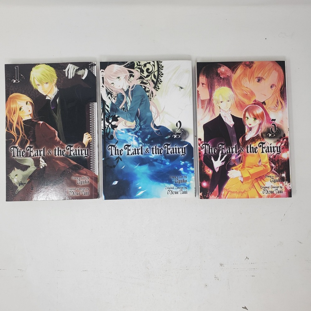 The Earl & the Fairy Manga Volumes 1-3 Shojo Beat Viz Media English Ayuko Tani